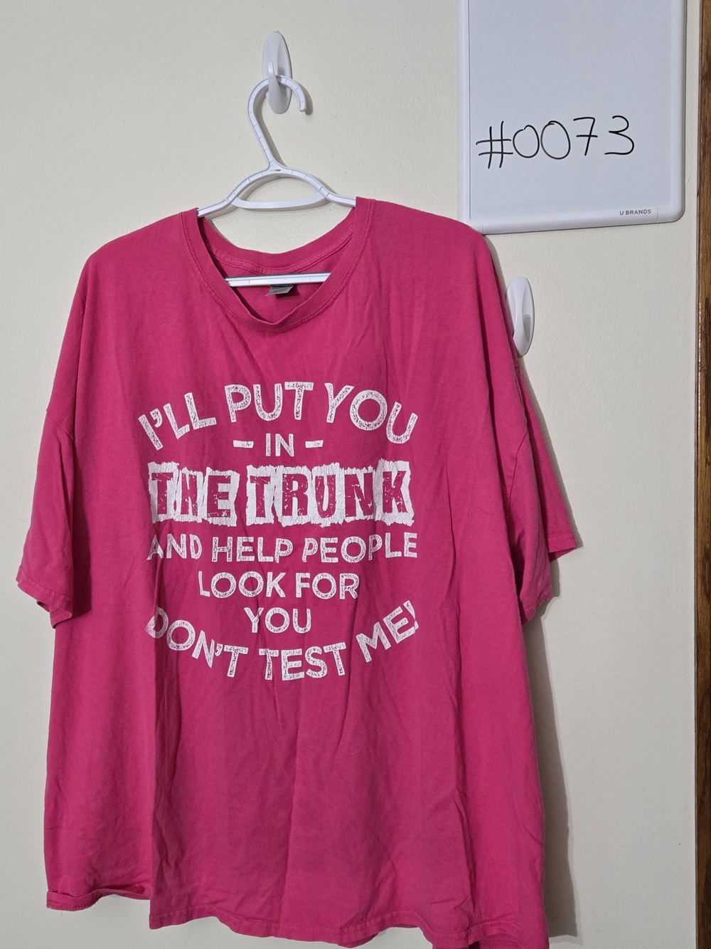 Gildan 4XL Hot Pink Short Sleeve #0073